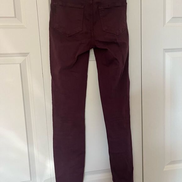 PAIGE VERDUGO ANKLE SKINNY JEAN IN PLUM COLOR *Great color for Fall* - Picture 10 of 13